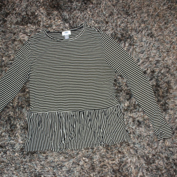 Old Navy Striped Long Sleeve L New Fall - Picture 3 of 6